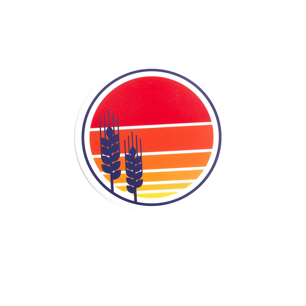 Stickers Northwest, Stickers, Art & School, 3", Wheat Circle, 521415